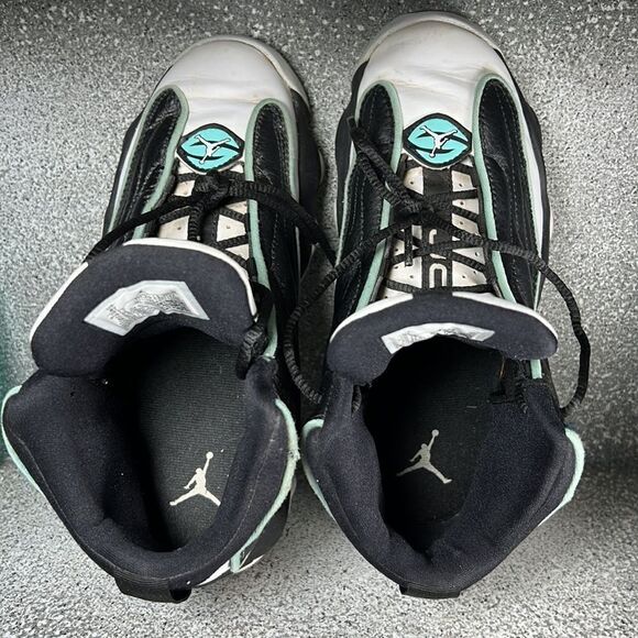 Jordan Pro Strong "Black/Tropical Twist/Smoke Grey/White" Youth Sneakers Size 4 - Picture 8 of 9